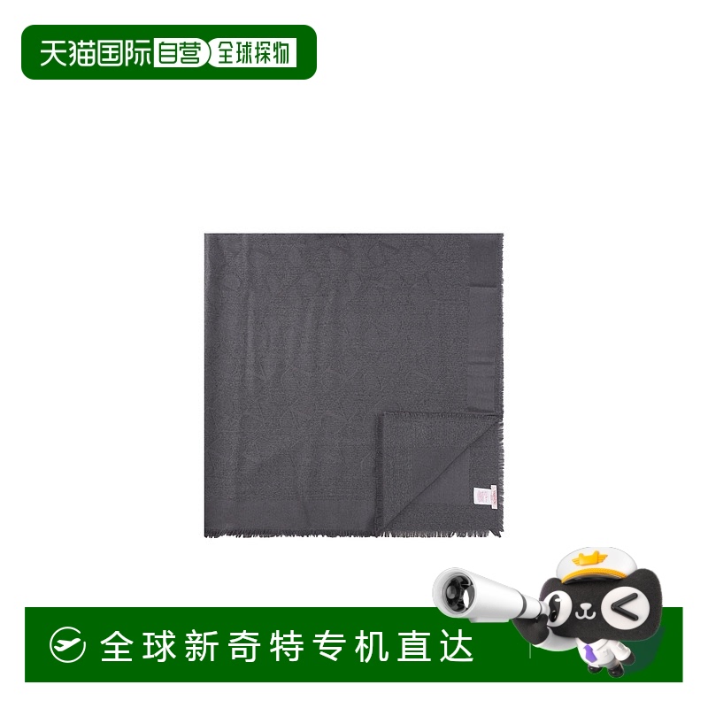 香港直邮VALENTINO 女士围巾 WEB104PHXKUF AW2024 黑色 流苏丝巾