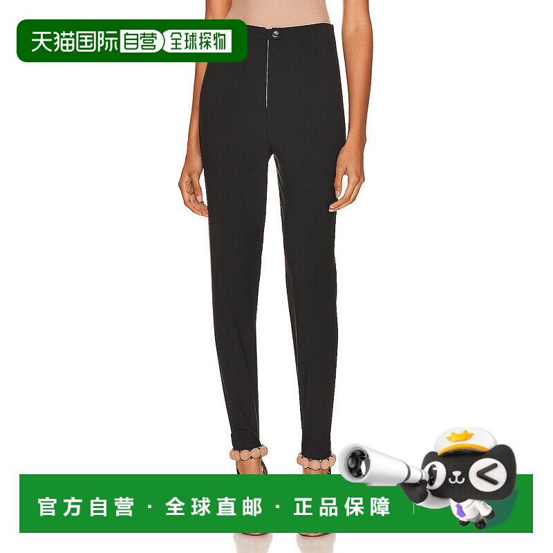 1h可退 香港直邮Alaia 女士 踩脚裤子 AA9P00862T471 black黑色