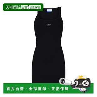 连衣裙 logo标识吊带式 OWDB304C99JER002 White 香港直邮Off