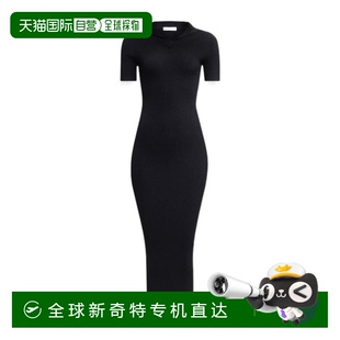女士 连衣裙 香港直邮Alaia 短袖 舒适时 AA9R2580K017A black黑色