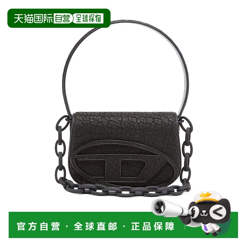 1h可退 香港直邮DIESEL 女士斜挎包 X08396PS919T8013 SS2025 黑