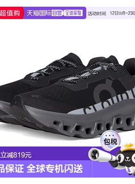 1h可退 香港直邮On 女士 Cloudmonster Lumos 跑鞋 black黑色 舒