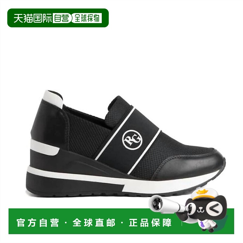 自营exeWomen's Slip On Wedge Sneaker In Black - black 美国奥