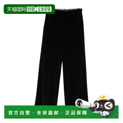 香港直邮CIRCOLO 1901 女士休闲裤 FD4063G007 AW2026 黑色 腰带