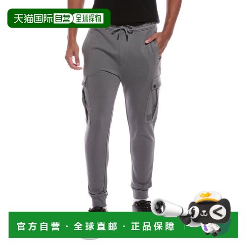 自营Hugo Boss Seteam运动裤-灰色 美国奥莱直发