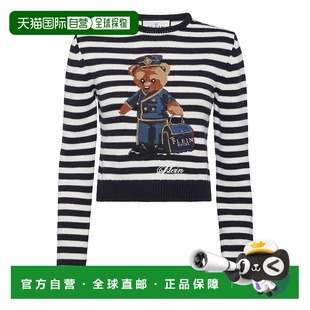 Neck Round Pullover Teddy 自营philipp Doorman pleinStriped