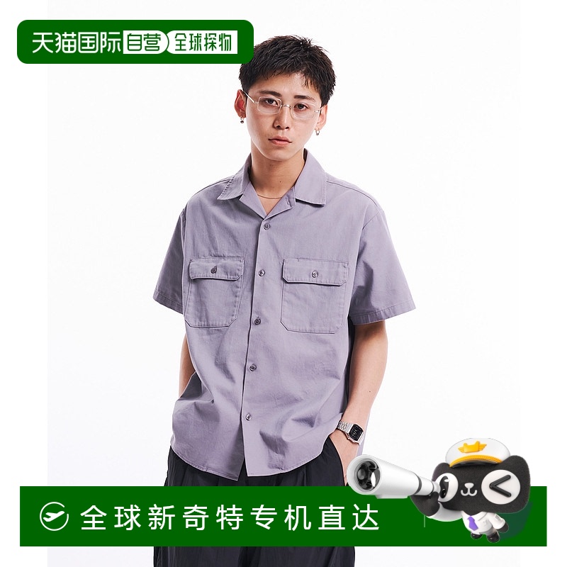 1h可退 日本直邮THE BOLDMAN 男女同款 盒型工装衬衫 棉质宽松夏