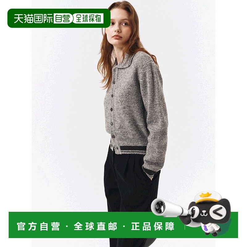 韩国直邮Dunst2023秋冬新品中性风经典女款针织衫UDSW3C104G2羊毛