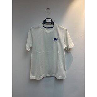 白色 BURBERRY AW2025 81119481 圆领T恤 女士T恤