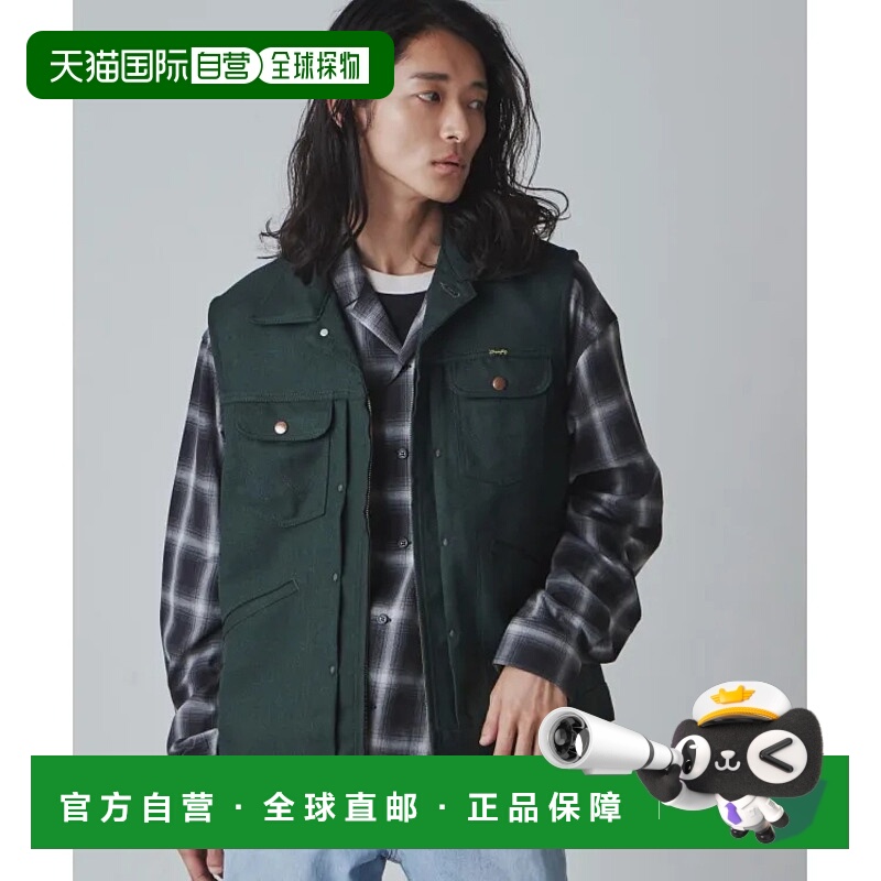 1h可退 日本直邮Wrangler 男士马甲  多搭配风格 紧随时尚潮流 舒