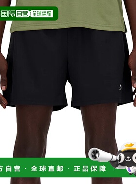 1h可退 香港直邮NEW BALANCE 男士短裤 MS41230BKNERO CO 黑色 PA