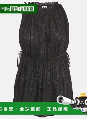 自营M Missoni Black Lurex Knit Gathered Sleeveless Top - bla