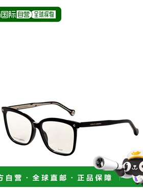 自营Carolina Herrera Women's 56 mm Black Opticals - black 美