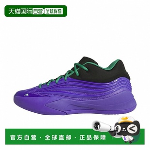 舒适时尚 防滑耐磨 低帮 日本直邮adidas 男款 篮球鞋 紫 Dame