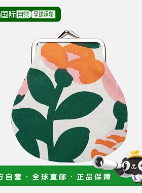 1h可退 日本直邮marimekko 男女同款 全棉葫芦型口金零钱包 52259