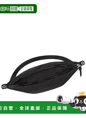 香港直邮LONGCHAMP 男士单肩包 10343HSR001 CO 黑色斜挎包手提包