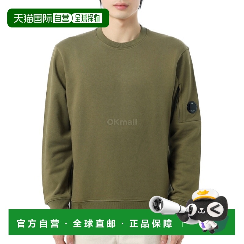 韩国直邮CP COMPANY 轻盈羊毛圆领镜片卫衣 (19CMSS713A 005086W