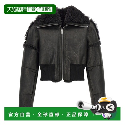 香港直邮RICK OWENS 男士皮衣 RU02F4780LSHC09 AW2026 黑色