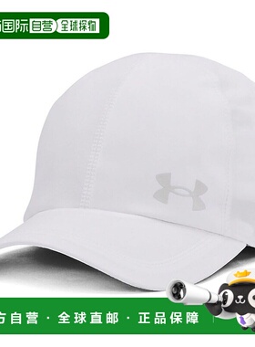 日本直邮Under Armour UA Iso-Chill Launch 可调节棒球帽白色/白