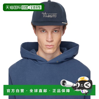 1h可退 香港直邮Visvim 维斯维木 男士 海军蓝 Excelsior II 棒球