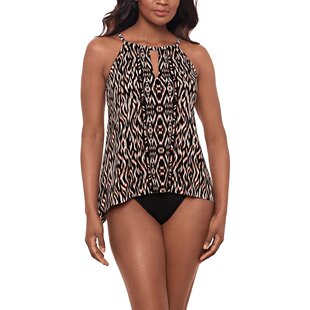 Tankini 自营Miraclesuit Topkapi Peephole 美国奥莱直 black