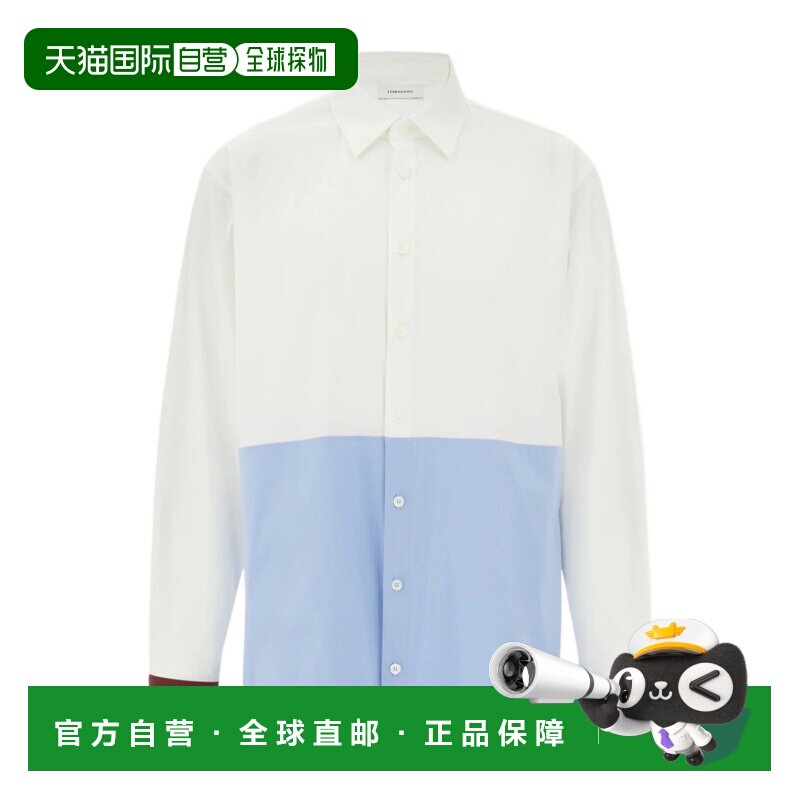 Salvatore Ferragamo 撞色衬衫 145617 【付后1h可退】