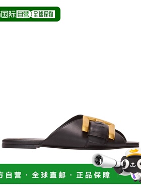 香港直邮BALMAIN 女士凉鞋 GN1UP141LVIT0PA SS2026 黑色 Anthem