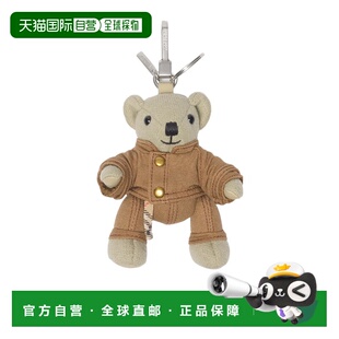 香港直邮Burberry 托马斯熊吊饰 81123401扣环挂件钥匙扣包挂