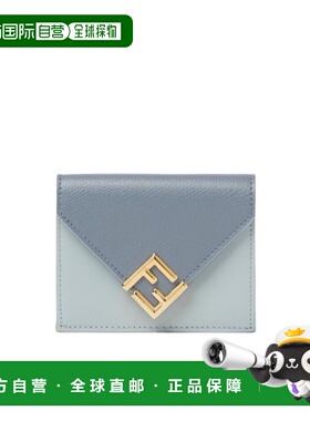 香港直邮FENDI 女士钱包 8M0480ALV4F1URV SS2026 灰色 FF Diamon