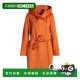 舒适时尚 香港直邮MaxMara 大衣 orange橙色 麦斯玛拉 女士