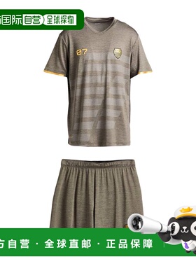 香港直邮Ea7 男士 Outfit 运动运动装 grey灰色 舒适时尚运动套装