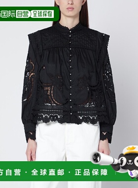 香港直邮FARM RIO 女士 Richelieu 黑色棉质衫 351180COL0002