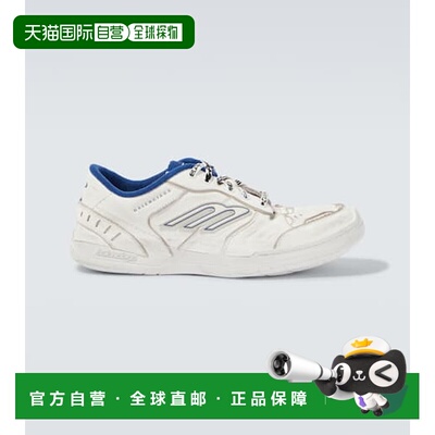 香港直邮Balenciaga 巴黎世家 男士 Hamptons 磨边皮质运动鞋男鞋