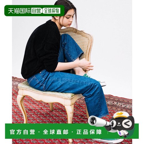1h可退 日本直邮J.B.ATTIRE 女士直筒牛仔裤 有机棉材质 立体剪裁