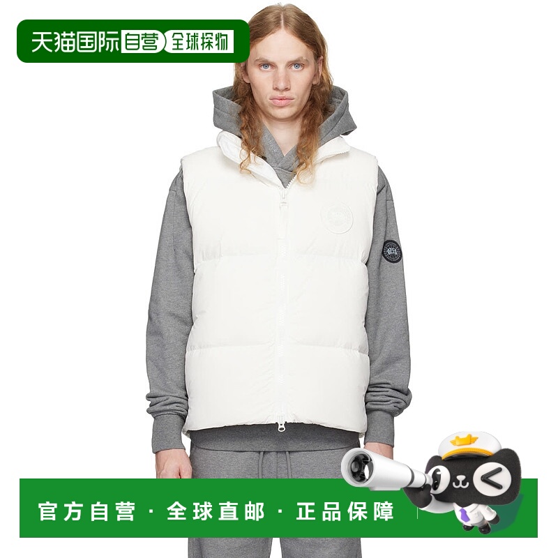香港直邮潮奢 Canada Goose 加拿大鹅 男士 白色 White Disc Lawr
