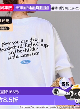 日本直邮GOOD ROCK SPEED 女装 福特联名宽松长袖T恤 26070710002