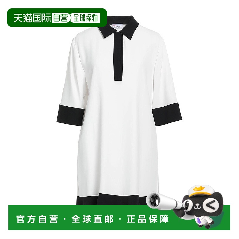 1h可退 香港直邮Red Valentino 红 华伦天奴 女士 衬衫式连衣裙