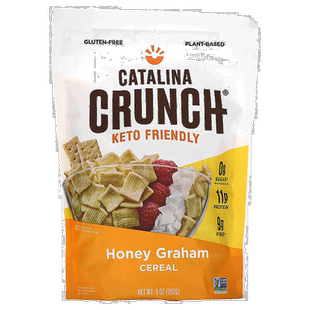 香港直发Catalina Crunch生酮友好麦片255g蜂蜜全麦面粉袋装
