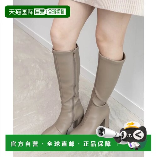 日本直邮RANDA 晴雨兼用伸缩圆头风暴长靴 GREGE