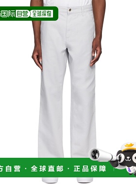 香港直邮潮奢 CARHARTT WIP 男士 灰色 Single Knee 长裤 I031497