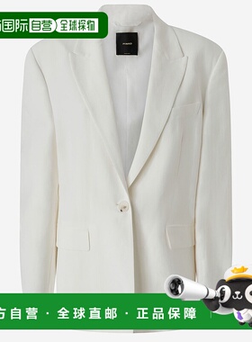 香港直邮PINKO 女士西服 104944A2FAZ05 SS2025 白色 White Umbre