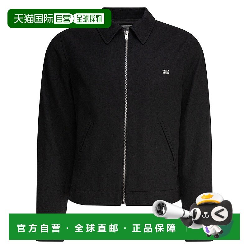 香港直邮CELINE 男士夹克 RV0IE973C38NO SS2025 黑色