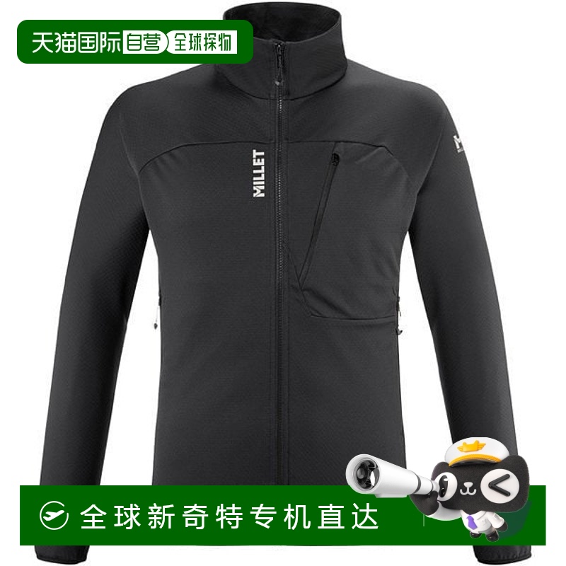 日潮跑腿MILLET觅乐 户外立领运动夹克外套 BLACK-NOIR L MIV9715