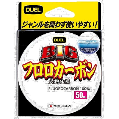 【日本直邮】DUEL 氟线 5号BIG 氟碳 50m 5号透明 H3829鱼线碳线