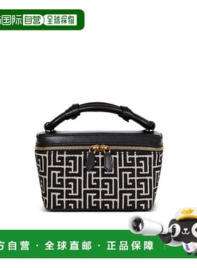 香港直邮BALMAIN 女士手提包 FN1BG022TJGHGFE AW2025 黑色 B-Arm