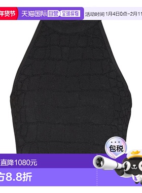 1h可退 香港直邮潮奢 Balmain 巴尔曼 女士 黑色上衣 FF0AB027KJ1