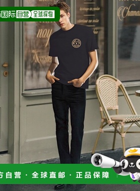 香港直邮VERSACE JEANS 男士T恤 79GAHT00CJ00TG89 AW2025男装