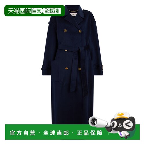 香港直邮ELISABETTA FRANCHI 女士风衣 CP02DH88 【付后1h可退】