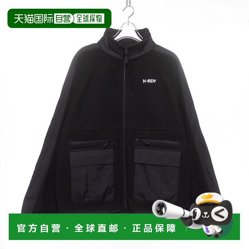 日本直邮NERDY 编织方块摇粒绒夹克 [NE8621EU00582]