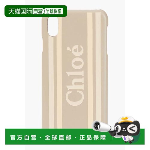 1h可退 香港直邮Chloe 蔻依 女士 Vick iPhone XS Max 徽标压花皮